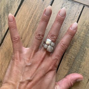 David Yurman Large Chiclet Mosaic Ring
